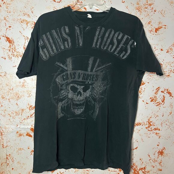 Other - Guns N’ Roses Graphic T-Shirt Men’s Large Black Skull Top Hat Band Tee